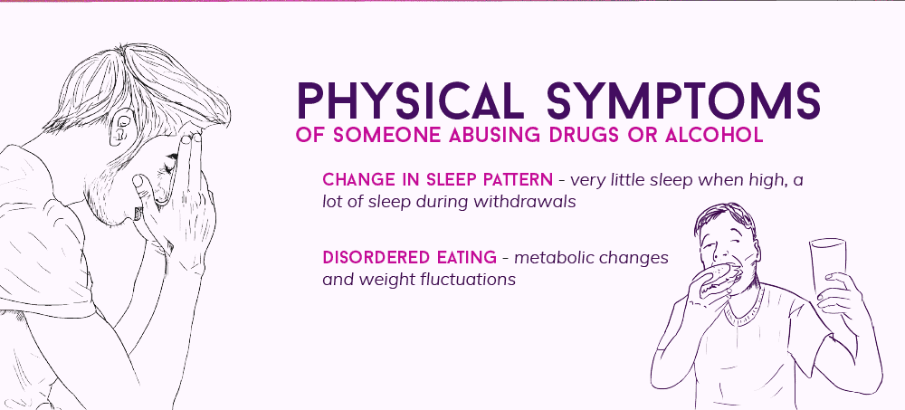 What Are the Physical Symptoms of Someone Abusing Drugs or Alcohol?