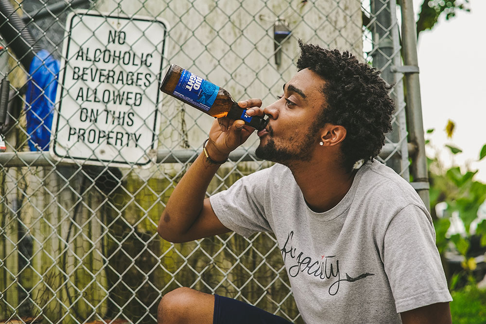 drinking out of control