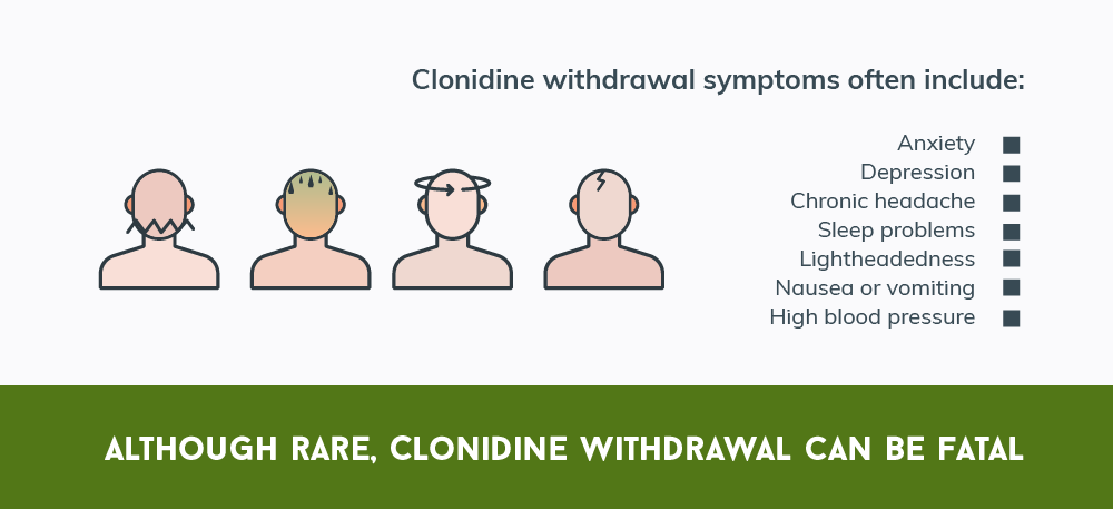 How to stop take clonidine for high blood pressure
