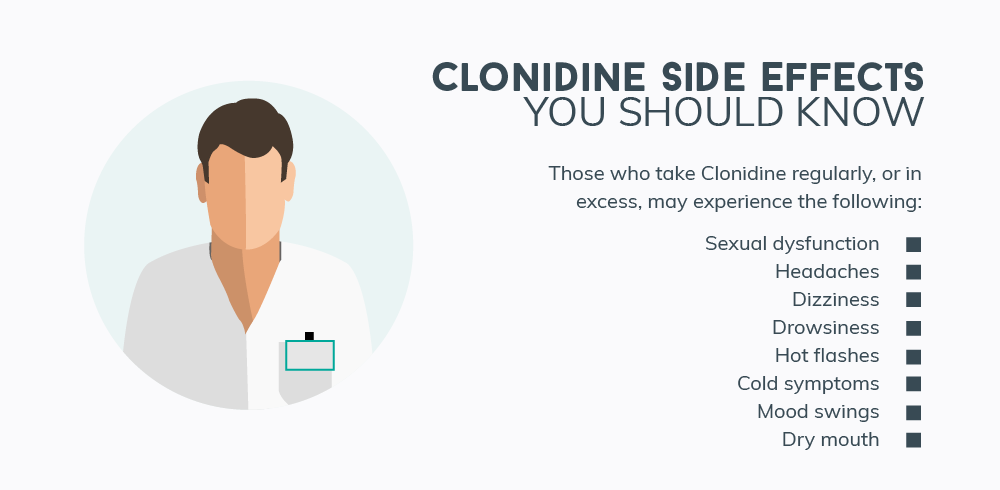 serious side effects of clonidine