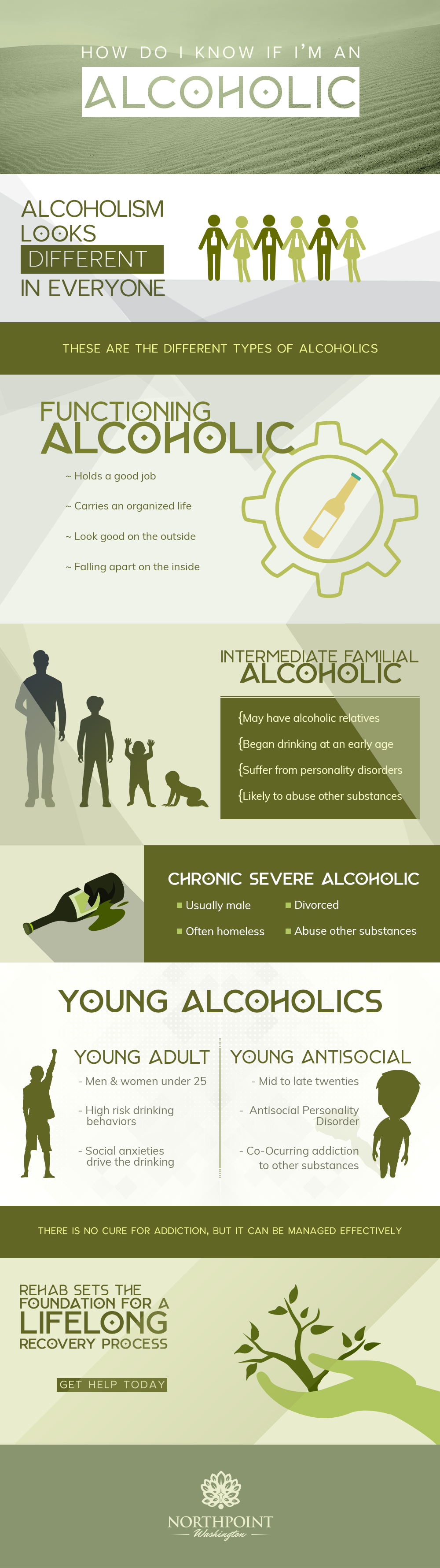 How do I Know if I am an Alcoholic Infographic