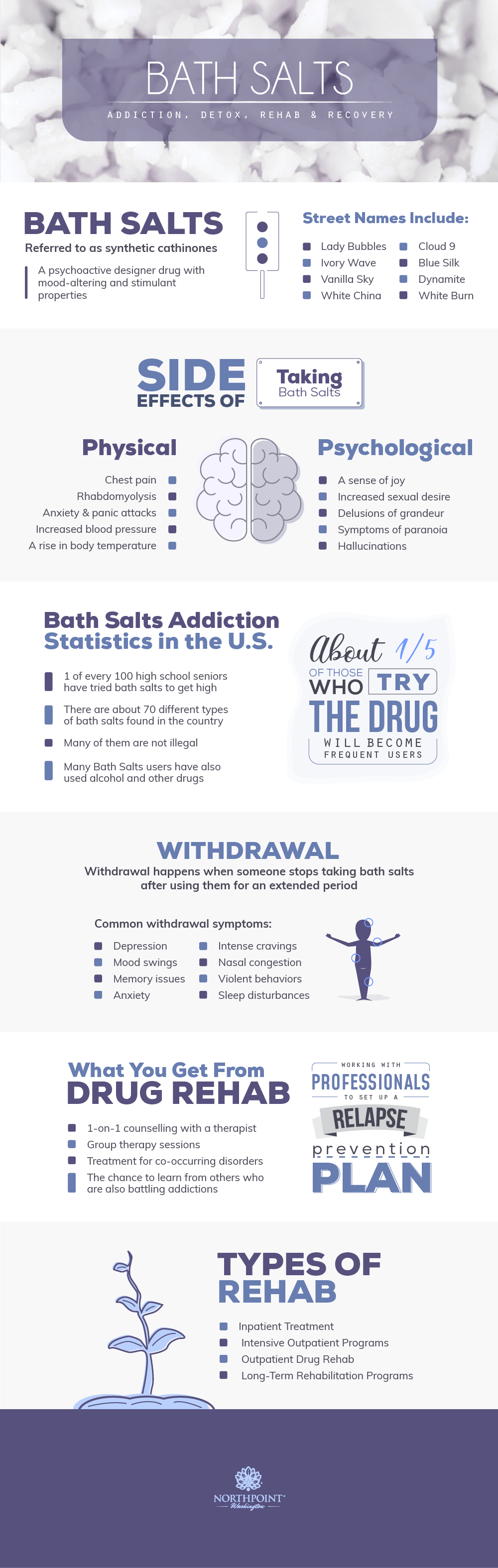 Bath Salt Addiction Infographic