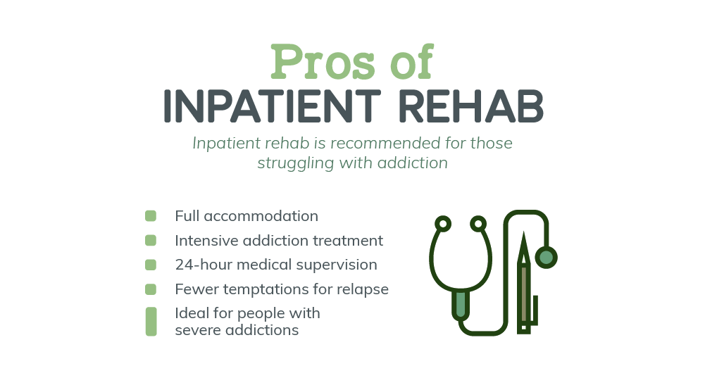 Pros and Cons of Going to an inpatient Rehab Center