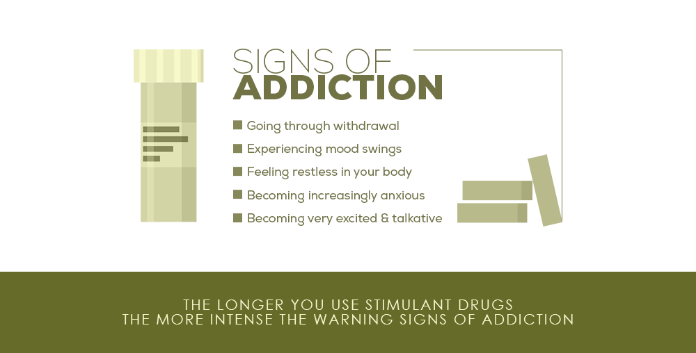 signs of stimulant drugs addiction