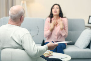 a therapist and patient discuss the benefits of individual therapy